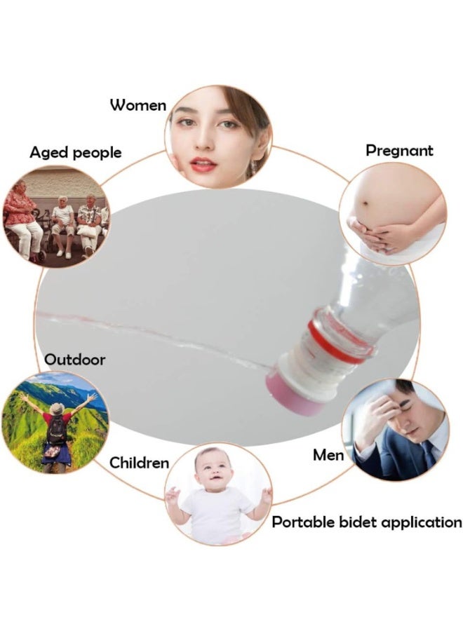 PTTIMFFM 4PCS Portable Travel Bidet Set, Mini Handheld Personal Hygiene Sprayer for Feminine and Postpartum Care - Image 5